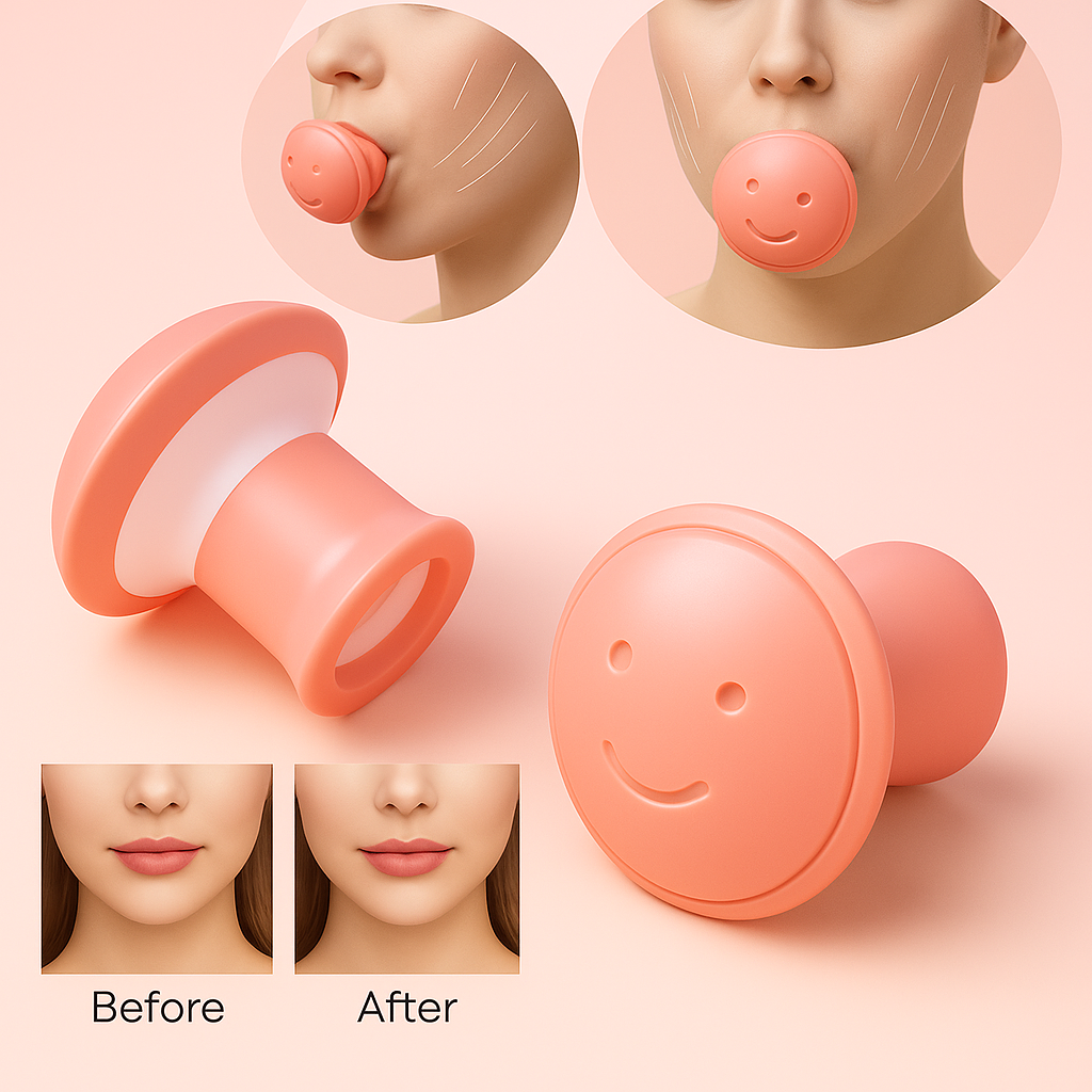 Silicone Facial Exercise Tool Set - 2pcs