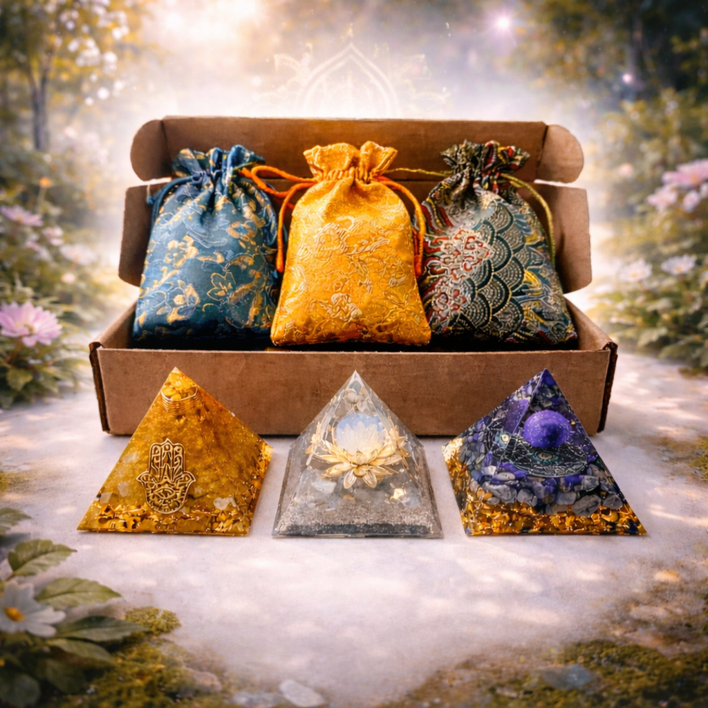 Assorted Decorative Pyramid Gift Set (3 Pieces) Mix & Match Style
