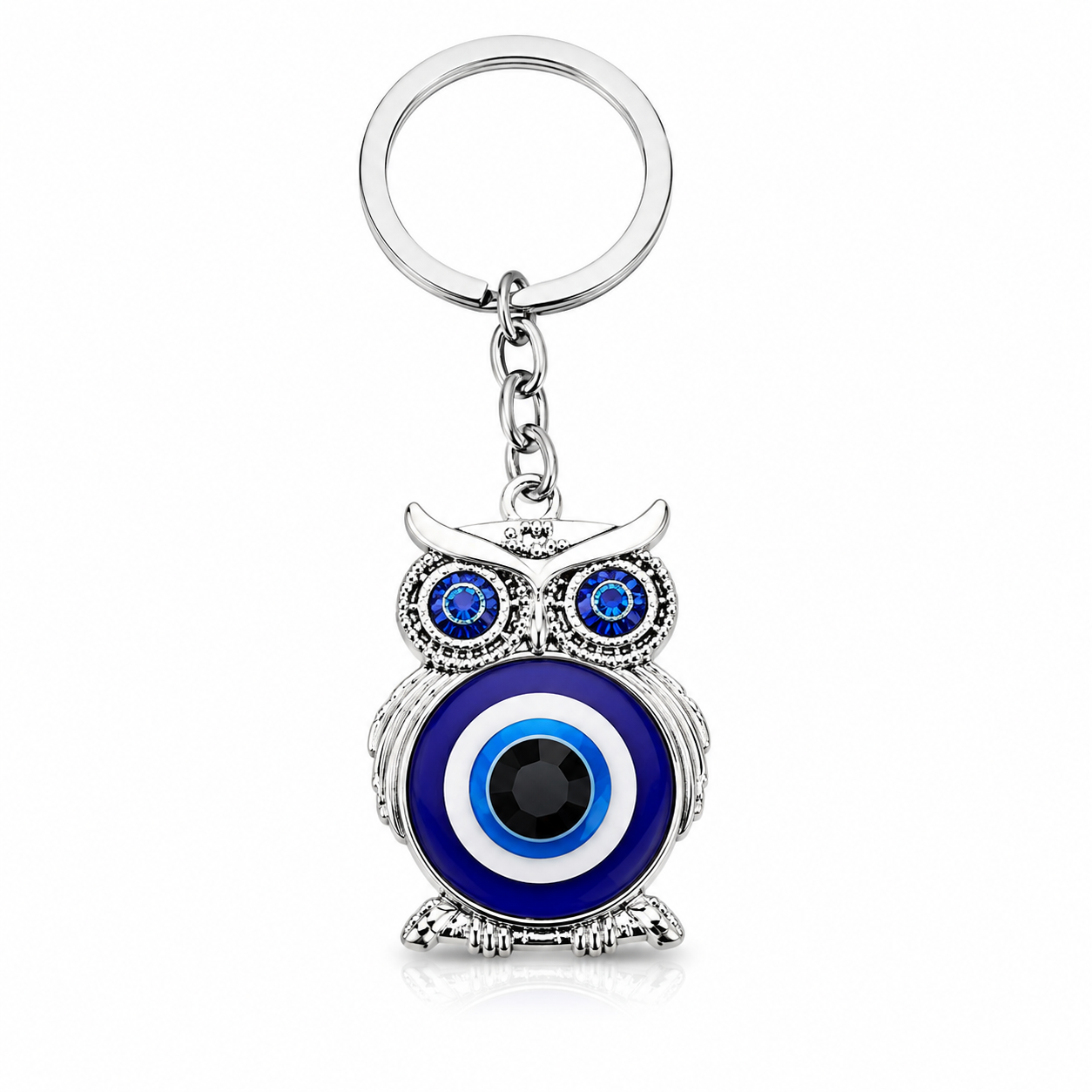 Blue Owl Keychain Charm - Image 7