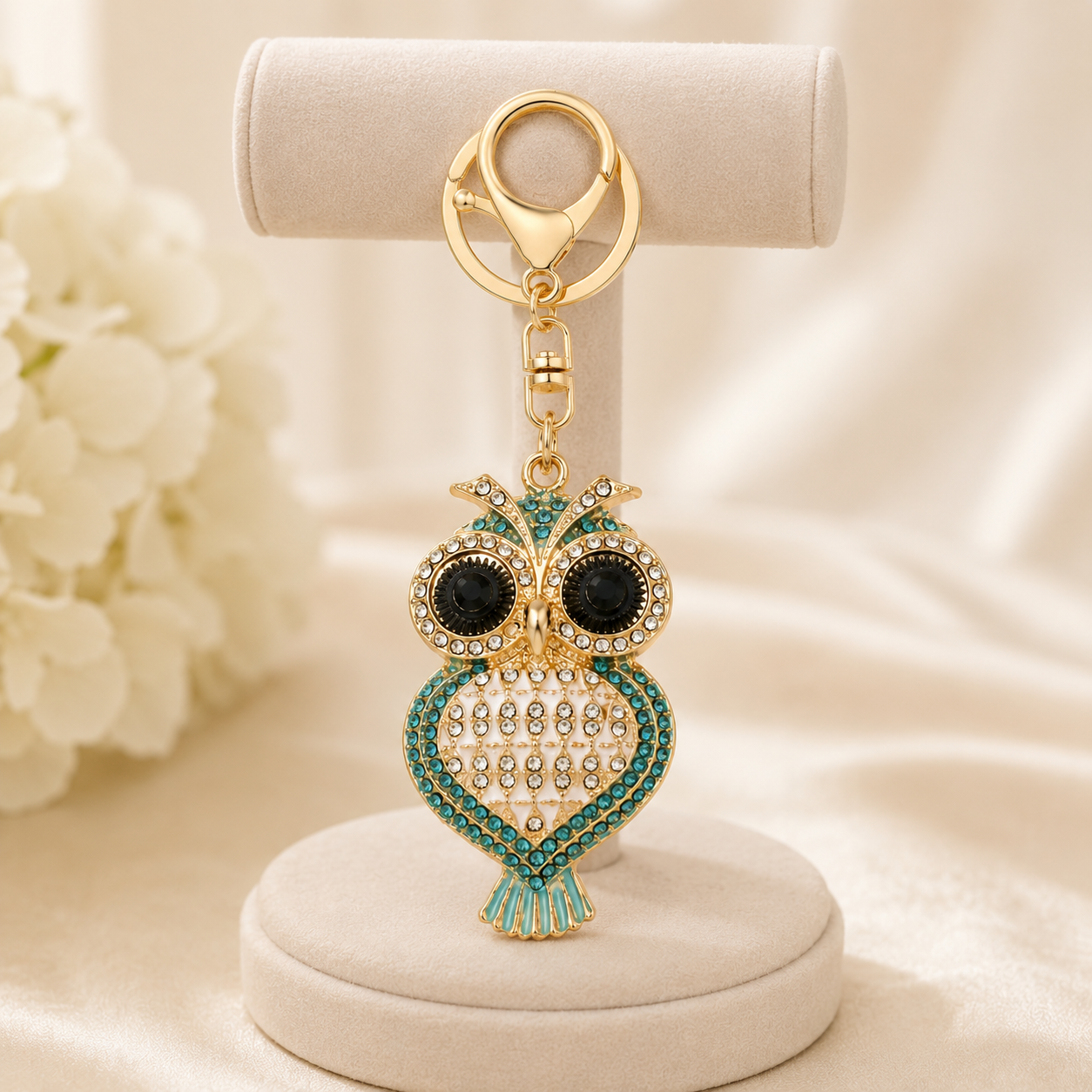 Owl Designer Charm Keychain - Image 4
