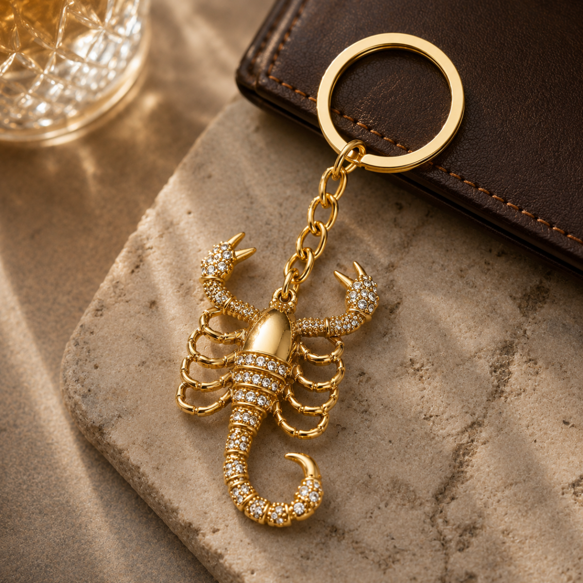 Scorpion Decorative Metal Keychain