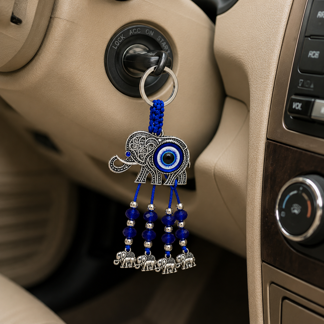 Elephant Metal Keychain - Image 3