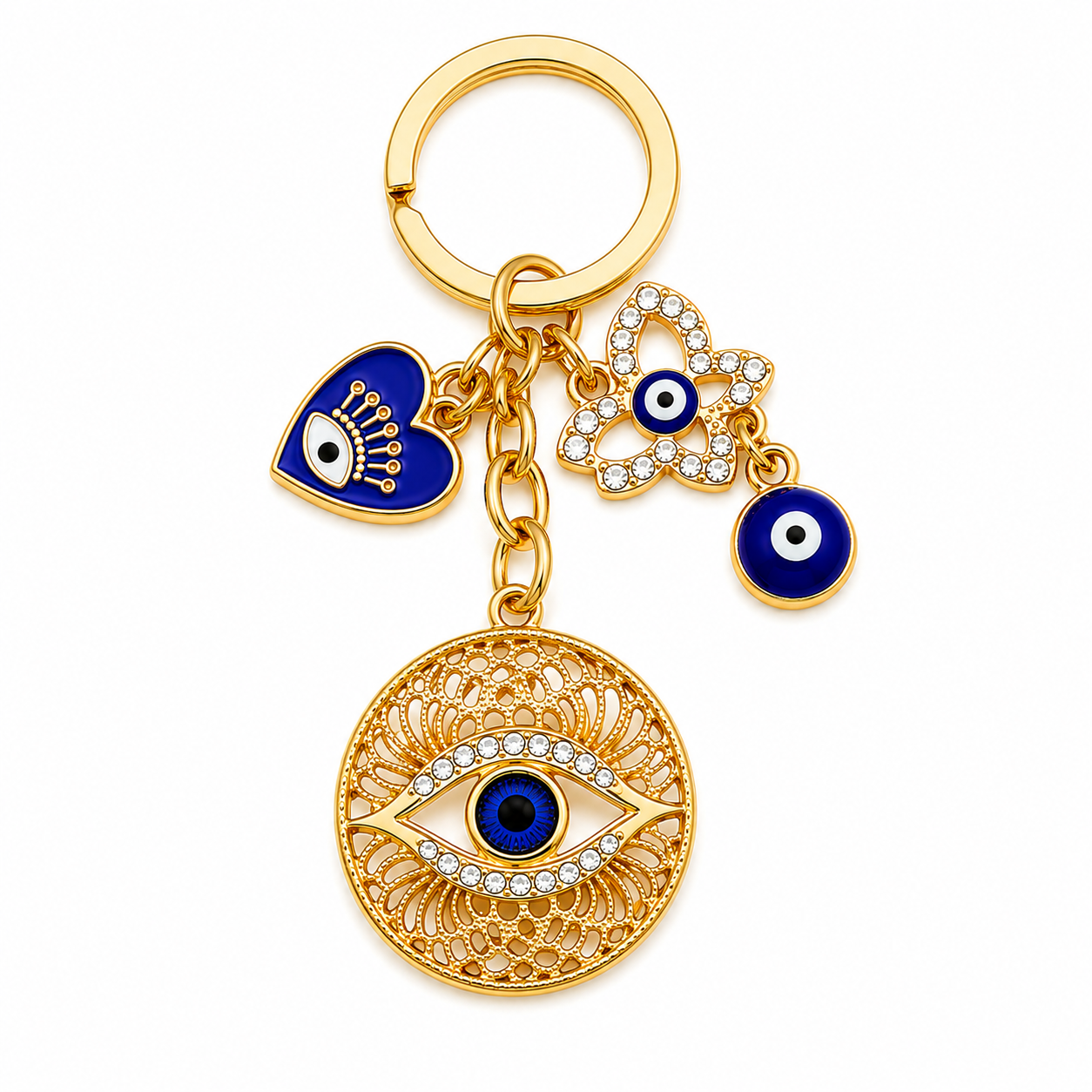Evil Eye Metal Keychain - Image 7