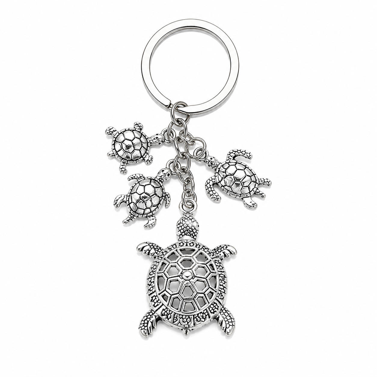 Sea Turtle Metal Keychain - Image 6